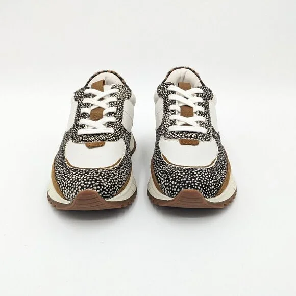 Madewell MWL Kickoff Trainer Sneakers in Leather and Spot Mix Size 5.5 - Picture 3 of 8